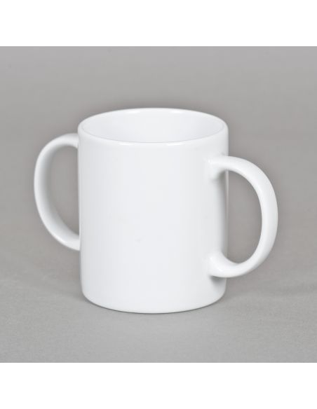 Mini mug grès blanc sublimation 20 cl