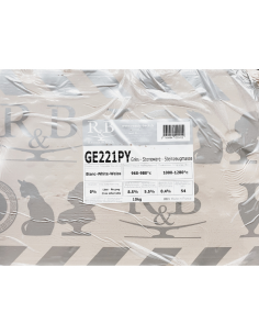 GRES BLANC GE221PY LISSE PYRITE